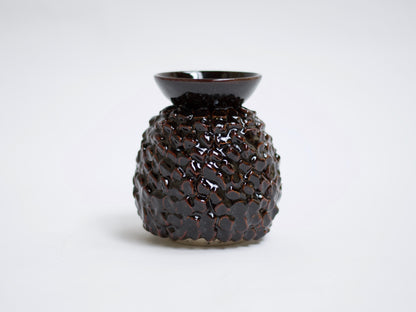 Dark Brown Ceramic Censer