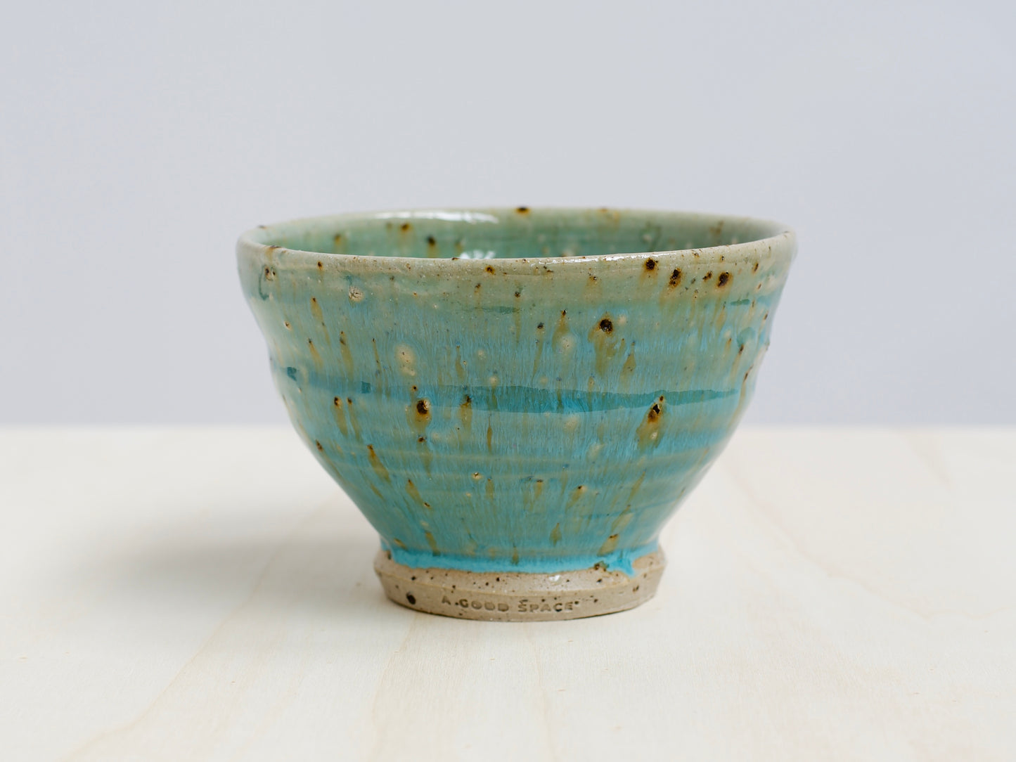 Green Bowl with Terracotta Tile Fragments