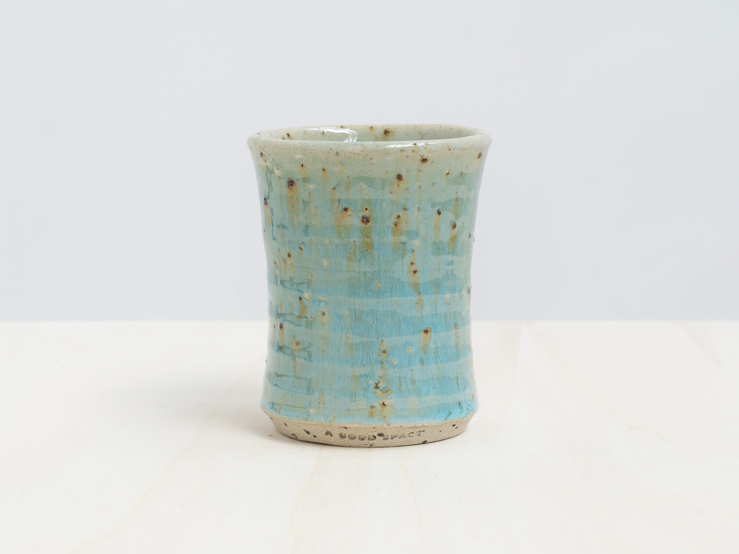 Green Cup with Tile Fragments