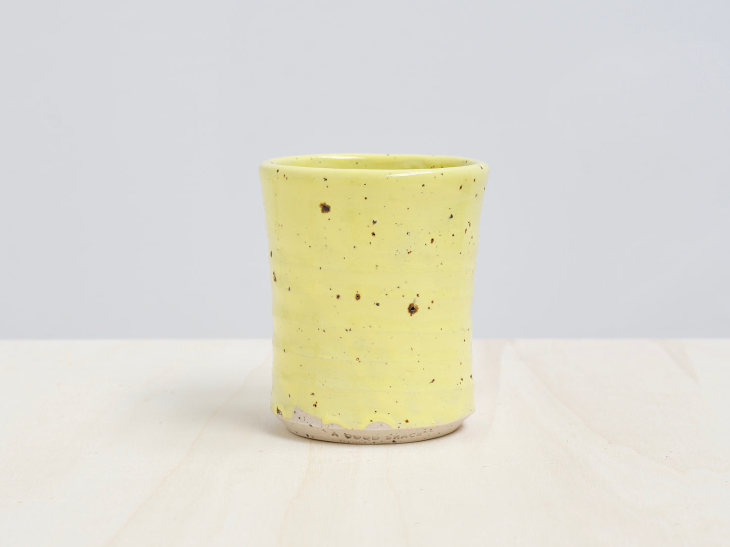 Yellow Cup with Tile Fragments