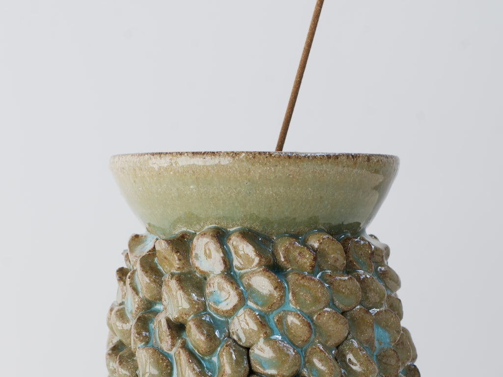 Green Ceramic Censer
