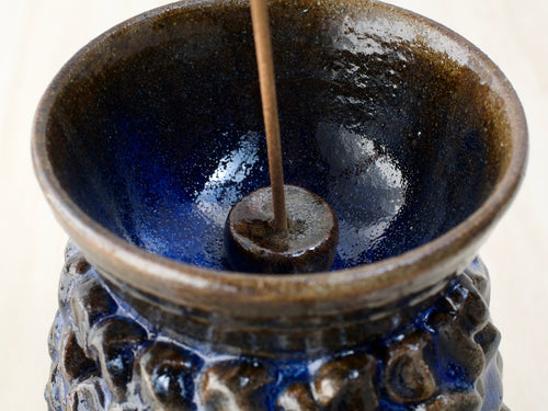Blue Ceramic Censer