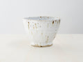 Shiny White Bowl with Terracotta Tile Fragments