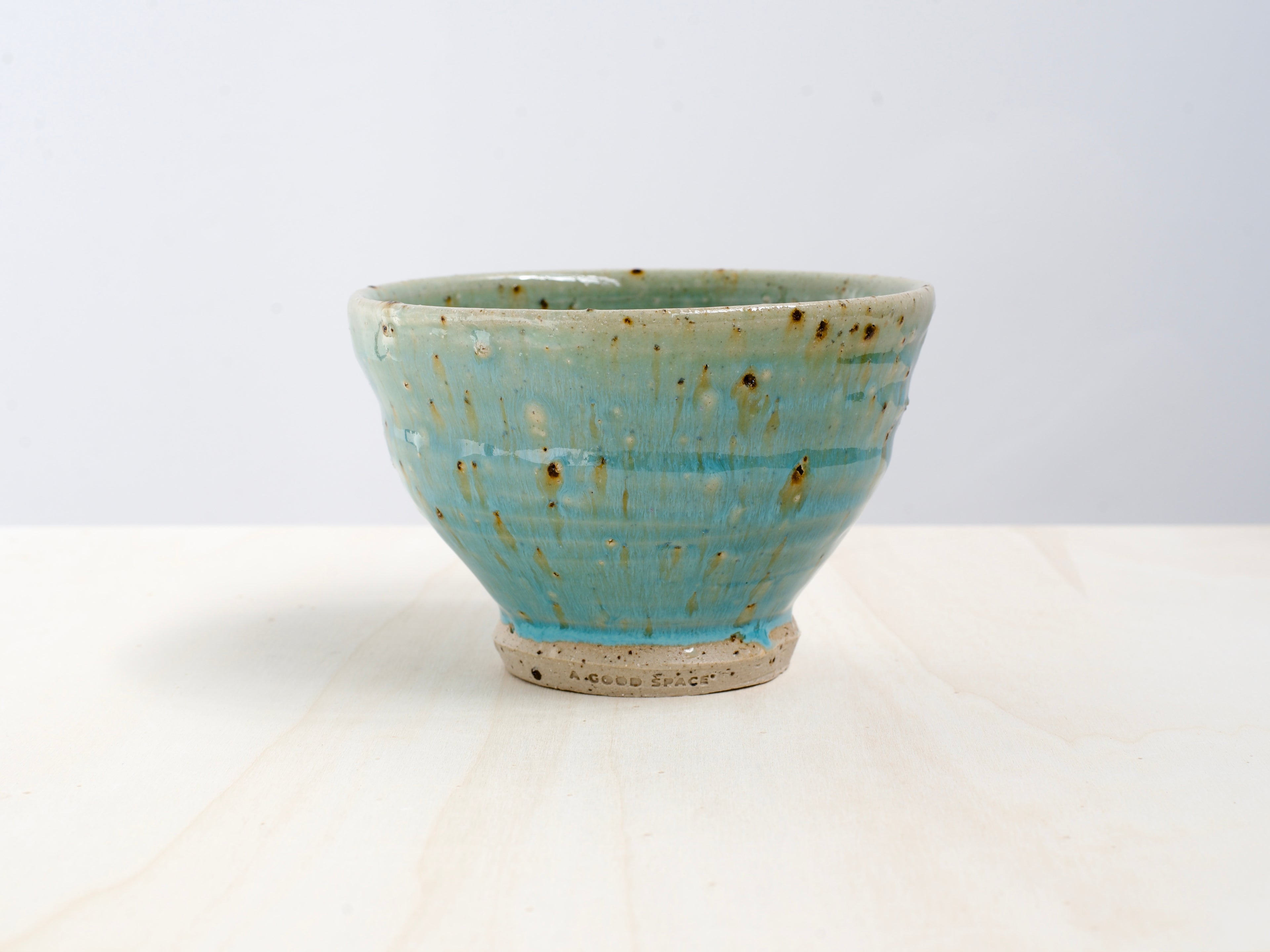 Green Bowl with Terracotta Tile Fragments
