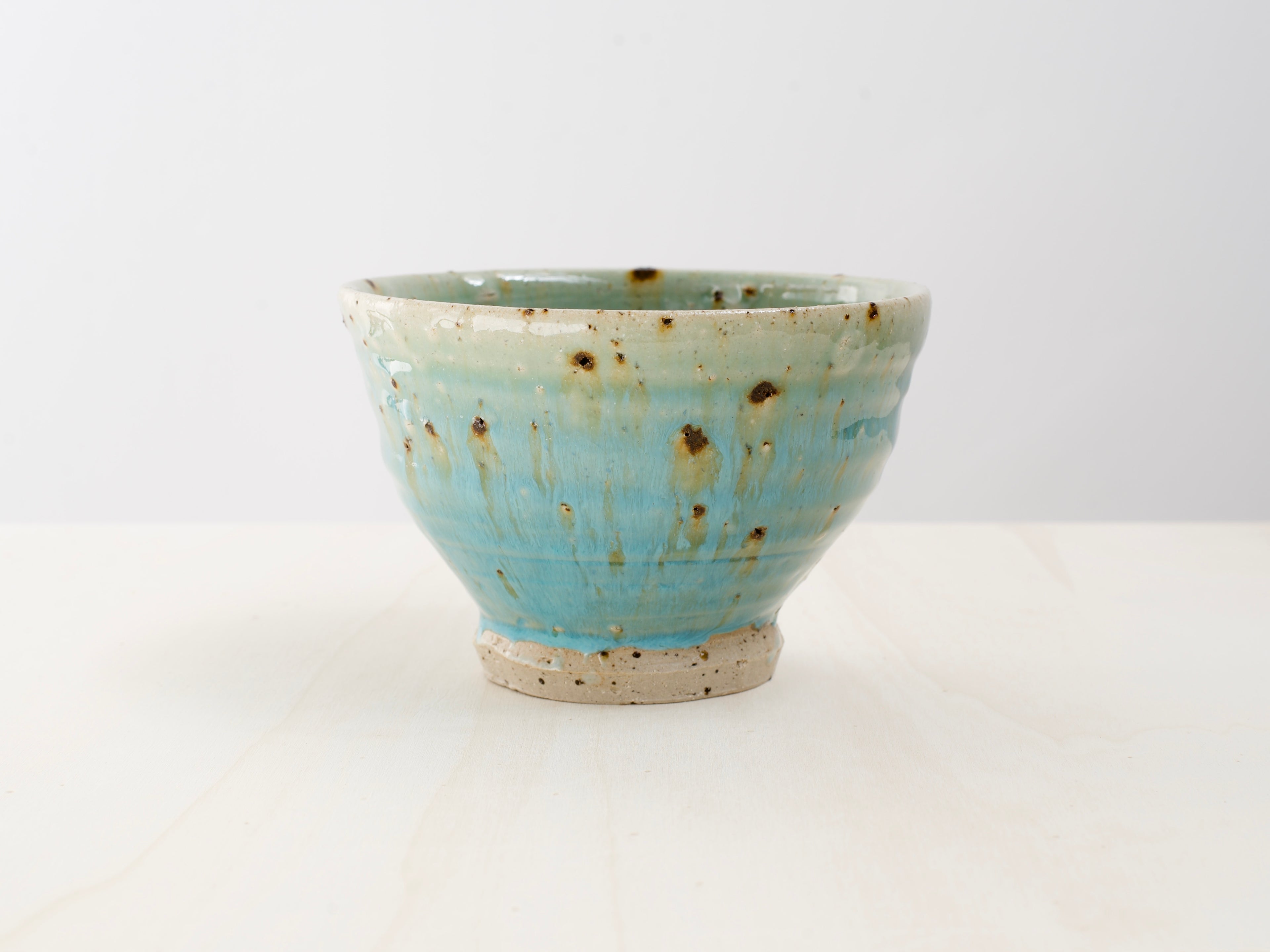 Green Bowl with Terracotta Tile Fragments