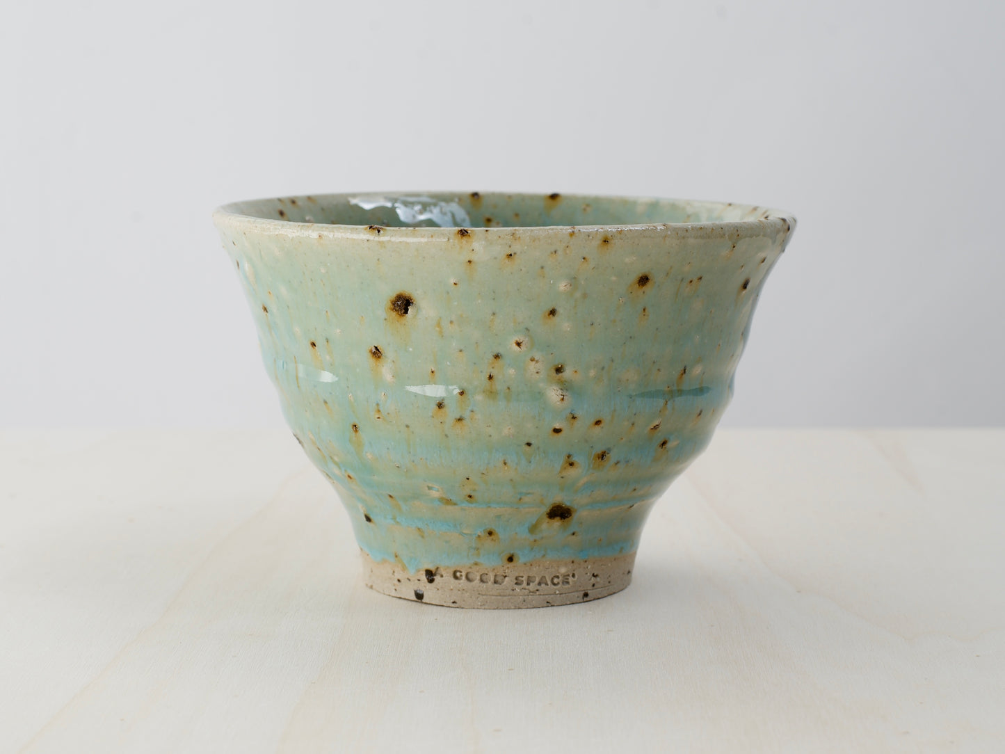 Green Bowl with Terracotta Tile Fragments