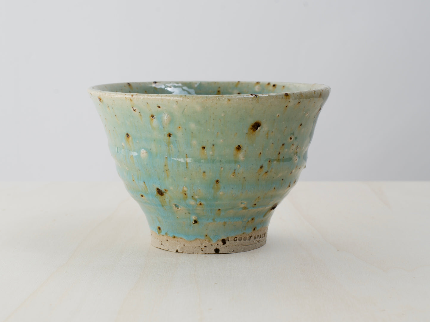 Green Bowl with Terracotta Tile Fragments