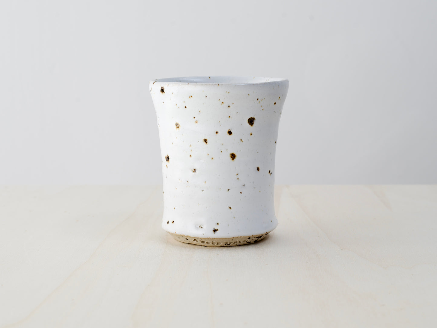 Blue Cup with Terracotta Tile Fragments