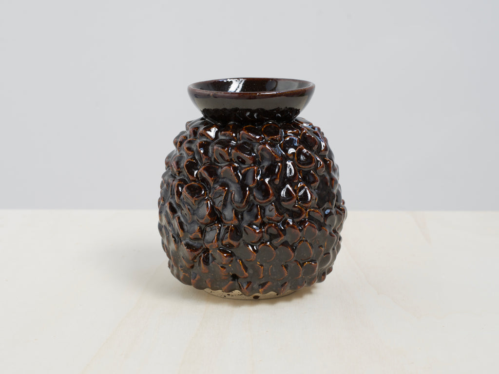 Dark Brown Ceramic Censer